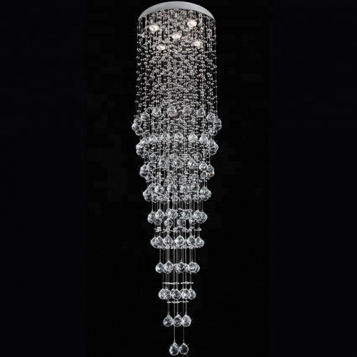Długi żyrandol kryształowy 200cm K318